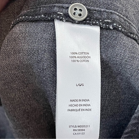 Beach Lunch Lounge Lidia Tiered Shirt Dress Black Long Sleeve elastic wrist SZ L - Picture 8 of 8